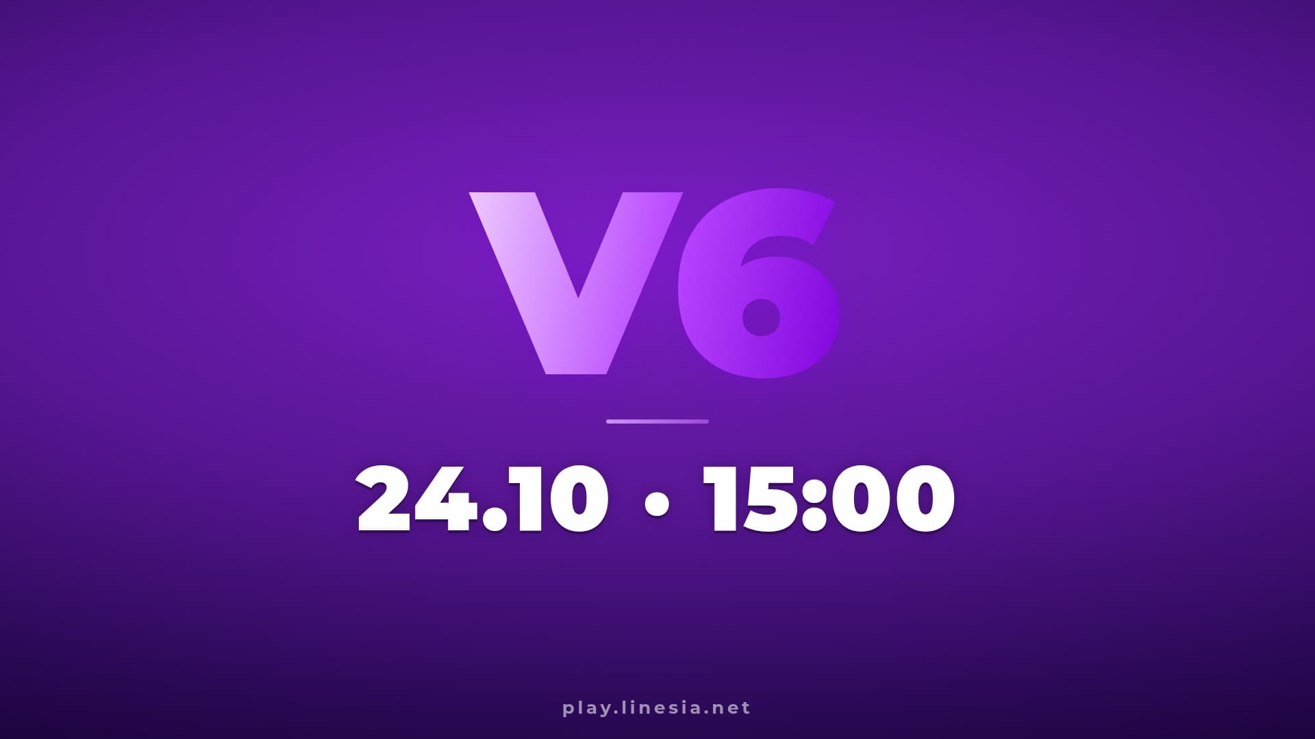 La V6 arrive le samedi 24 octobre